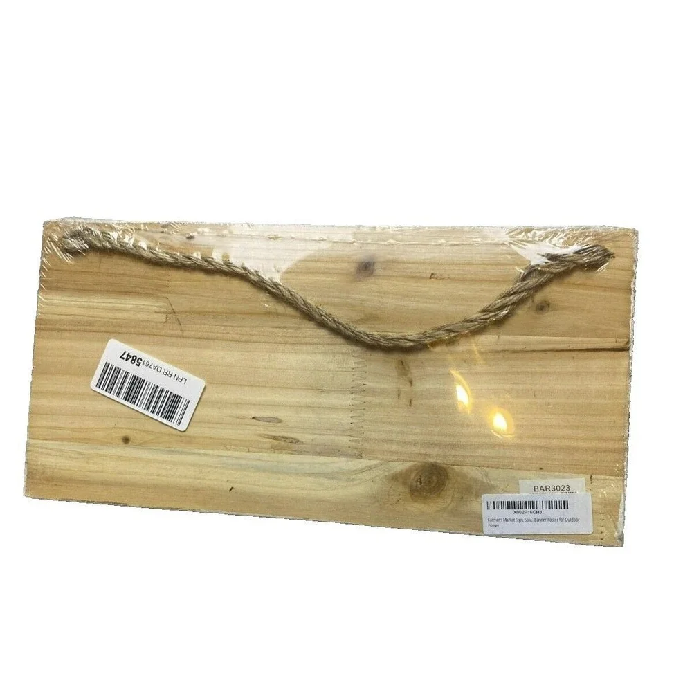 Farmers Market Wall Art Home Decor Farmhouse‎ Wood Sign